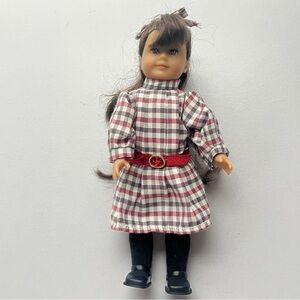 American Girl Doll Samantha Plaid Dress Doll with Red Belt